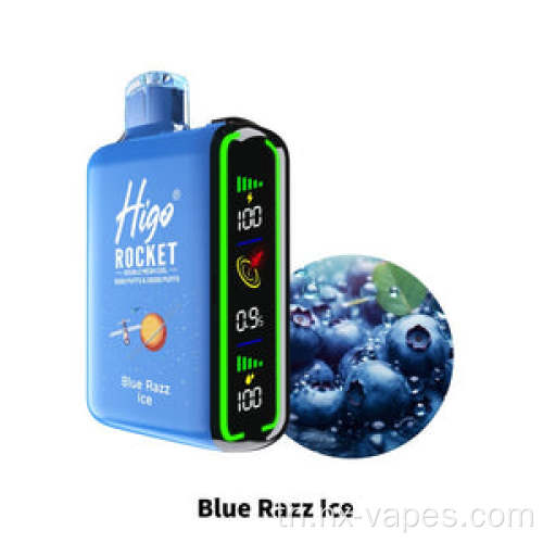 Higo Rocket 20000 พัฟแบบใช้แล้วทิ้ง vape